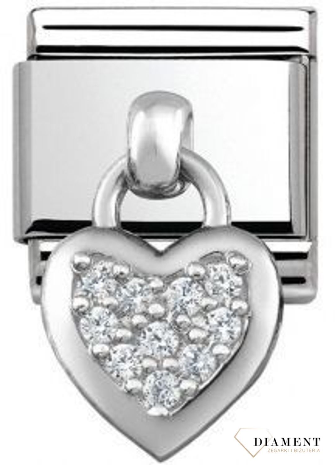 Nomination Link 925 zawieszka srebro 'Serduszko' 331800 01 biżuteria nomination nomination zawieszki nomination baza.jpg